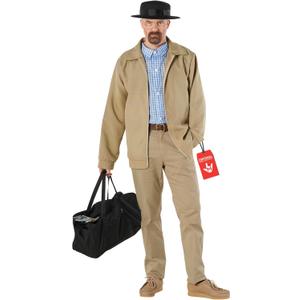 Morph Bad White Chemist Costume Men TV Show Character Outfits Halloween Costumes For Men (Large)