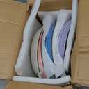 Selamica Ceramic Pasta Bowls Set 34 OZ, Large Salad Bowl 8.6 Inch Deep Plates for Pasta Soup, Microwave & Dishwasher Safe, Set of 6, Gradient Color