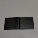 Oak Leathers Slim Leather Wallet for Men - RFID Blocking Slim Minimalist Front Pocket - Thin & Stylish with ID Window, Gift For Men (Black Carbon/Cognac) (Black)