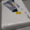 Bedsure 100% Stone Washed Cotton Duvet Cover Queen Size - White Minimalist Cotton Duvet Cover Linen Like for All Seasons - GentleSoft Plain Simple Bedding (White, Queen, 90"x90")