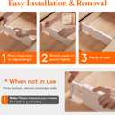 Lifewit 12 Pack Drawer Dividers Plastic 4" High, 11-17" Adjustable Drawer Organizers for Clothes, Expandable Dresser Separators in Bedroom/Bathroom/Kitchen/Office Organization and Storage, Beige