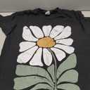 Boho Daisy ~ Flower Retro Botanical Wildflower Gardener T-Shirt, L