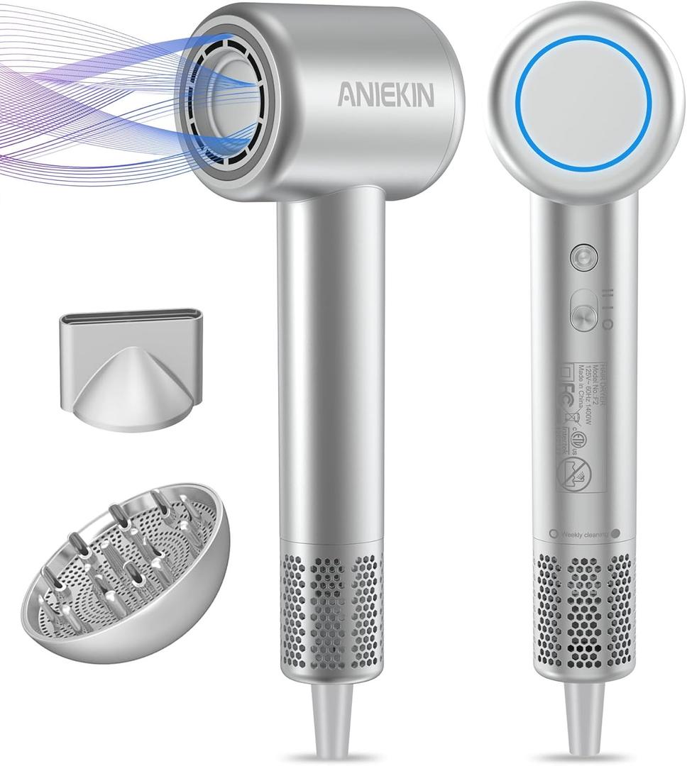 Aniekin Hair Dryer Gray 125 V