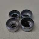 4pcs 2.72'' Trailer Hub Dust Caps, Trailer Spindle Bearing Dust Cap Cup Grease Cover Caps & Extra Rubber Plugs for 7000 to 8000 lb Boat Trailer Dexter EZ Lube Trailer Camper RV Axle