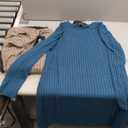 3 Pack Women's Plus Size Sweater Tunic Dresses, Long Sleeve Crew Neck Knit Dresses Loose Fit for Casual Fall Winter (XX-Large, Carbon Black, Light Coffee, Peacock Blue)