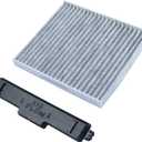 68406048AA Cabin Air Filter and Filter Access Door with Activated Carbon Compatible with Dodge Ram 1500 2500 3500 4500 5500 Cabin Air Filter Kit Replaces# 68318365AA 5058693AA 68052292AA