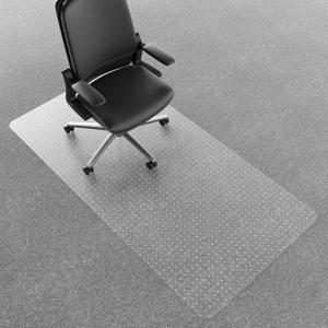 Office Chair Mat for Carpeted Floors, 72" x 36" Large Desk Chair Mat for Low Pile Carpets, Under Desk Plastic Floor Protector Mat for Home Office, Easy Glide, Easy to Clean