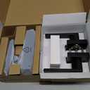 Veise VE012W-L Built-in Wi-Fi Fingerprint Smart Lock with Lever Handle Set, App Remote Control, Keyless Entry for Front Door, Deadbolt Digital Backlit Keypad, Voice Assistant, Auto Lock, Matte Black