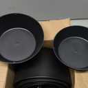 Plant Pots 10/9/8/7.5/7 Inch Self Watering Pots, Set of 5 Plastic Planters with Drainage Holes and Saucers,Plastic Flower Pots,Nursery Planting Pot for Indoor Out Door Plants(All Black)