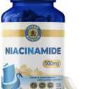 Vykee Nutrition Niacinamide Capsules - Vitamin B3 Supplement 500 mg BBD: 10/2027