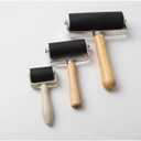 Rubber Brayer Roller for Crafting, Wood Glue Application, Gel Printing, Wallpaper, Border Sealing, and Flashing Tape Multipurpose and DIY Implement