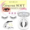 Bepholan Soft Magnetic Eyelashes, Reusable Magnetic Lashes with Applicator, Glue-free False Lashes without Eyeliner, Easy to Wear and Remove (RC24)