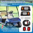 Club Car DS Led Headlight and Tail Light Kit 12 Volt for 1993-up Golf Cart Modified Assembly 101988001 101988002