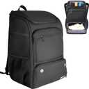 Pickleball Bag Backpack Fits 4+ Paddles, Large Pickle ball Bags for Men and Women with Shoe Compartment and Fence Hook, Great Pickleball Gifts