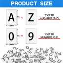 3set Bottle Service Sign Replacement Cards Bring letters 2setA-Zof numbers 1set (0-9) and 1card storage box Cards Without LED Bottle Service Sign Board