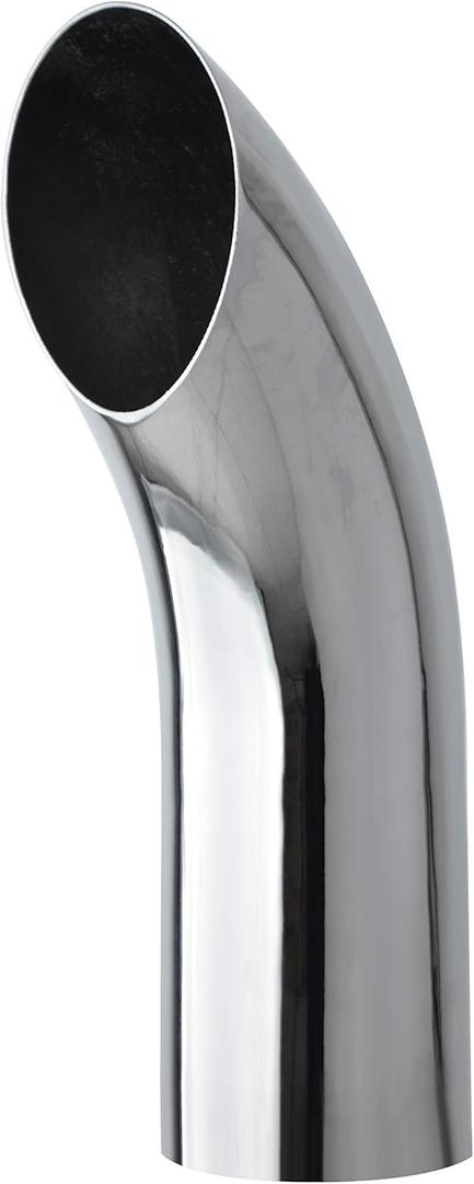 Chrome Exhaust Pipe 5"DIA, 18" Length Curved