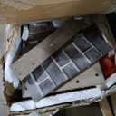 IDEALHOUSE 71 Inch Electric Fireplace with Matal, Fireplace TV Stand for TV Up to 80", Entertainment Center with Storage, Realistic Stacked Stone Surround with Remote Control and 3D Flame, Gray