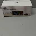 Netzu Loud Alarm Clock for Heavy Sleepers, RGB Alarm Clocks for Bedrooms Seniors Kids, Plug in Digital Clock with 5 Dimmers, 2 Alarms, 4 Volumes and Snooze (Black)