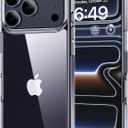 HOOMIL Case for iPhone 17 Pro 6.3-Inch, Non-Yellowing, Drop Protection, Anti-Scratch Transparent Hard Back Phone Cover - Crystal Clear