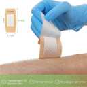 NeuHeils Silicone Bandages for Sensitive Skin, Large 2x4 Inch (40 Count) | Hypoallergenic & Waterproof Wound Care | Pain-Free Removal, Non-Stick Pad, Gentle for Fragile Skin