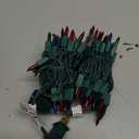 PREXTEX Christmas String Lights with Green Wire - 100 Count, 20 Ft Multicolored Christmas Tree Lights for Xmas Decorations Indoor and Outdoor - Incandescent String Light for Patios, Fences, Holidays