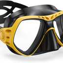 Fawater Swim Goggles with Nose Cover, Anti-Fog and Anti-Leak Clear Snorkeling Mask for Adults and Teens, 9 Colors (1 Pack Yellow)