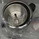 Farberware Classic Stainless Steel Coffee Percolator, 12 Cup, Silver with Glass Blue Knob, 7.28"D x 8.86"W x 10.83"H