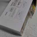 BAYKA White Floating Shelves for Wall  Rustic Wood Wall Shelves with Metal Brackets for Bathroom, Bedroom, Kitchen, or Living Room Decor Organization  Set of 3, Sturdy Storage with 22lb Capacity (15.7inches, C. White - Modern Minimalist Style)