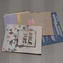 UPAFEXXI-Laminated Bible Tabs with Book Summaries(Gold Foil Embossed Lettering), Bible Tabs for Women and Men, Reposition Large Print Stickers, Easy to Read, 80Chapters Labels for Easy Navigation