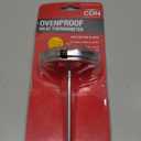 CDN Ovenproof Meat Thermometer  Glow Dial | ProAccurate | 2" Easy-Read Dial | Waterproof, Recalibratable | For Oven Roasting, Poultry, Beef, BBQ | IRM200-GLOW