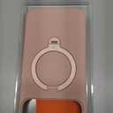 TORRAS Ostand Q3 Silicone for iPhone 17 Pro Max Case, Fit for MagSafe, 360 Spin Stand, Soft Liquid Silicone Cozy Grip, Camera Control, Protective Case for iPhone 17 Pro Max for Women Girl, Bliss Pink