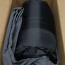 Favoyard Outdoor Bench Cushion 59 x 18 Inch Waterproof Patio Furniture Cushions 3-Year Color Fastness Garden Sofa Settee Couch Swing Pads with Handle and Adjustable Straps, Dark Gray