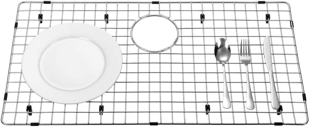 Starstar Sinks Protector Stainless Steel Kitchen Sink Bottom Grid, Rack (28 L x 16 W)