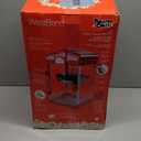 West Bend Stir Crazy Movie Theater Popcorn Popper, Gourmet Popcorn Maker Machine with Nonstick Popcorn Kettle, Measuring Tool and Popcorn Scoop for Popcorn Machine, 4-Qt., Red