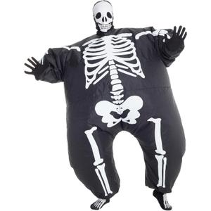 Morph Megamorph Inflatable Skeleton Costume, Blow Up Skeleton Inflatables, Blow Up Costumes for Adults, Funny Adult Inflatable Suit
