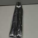 2 PCS Leather Car Seat Gap Filler, Seat Crevice Plug Blocker to Fill Gap Between Seat and Console, Universal Auto Seat Gap Filler Organizer Stops Things from Dropping (Black)