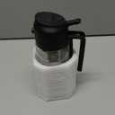 TrendPlain 16oz/470ml Glass Olive Oil Sprayer for Cooking – 2 in 1 Olive Oil Dispenser Bottle for Kitchen Gadgets and Air Fryer Accessories, Salad, BBQ - Black