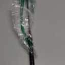 Leather Riding Crop for Horses, Equestrian Horseback Double Slapper Faux Leather Horse Crop, 17" Black