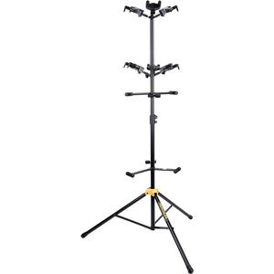 Hercules GS526BPLUS Auto Grip 6 Guitar Stand,Black