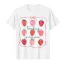 Teaching is My Jam Teacher Team Crew Cute Strawberry Girls T-Shirt Size, Large