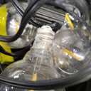 RTTY Dense-Glow Outdoor String Lights 25ft, G40 Led Patio Globe Lights with 13pcs Plastic Bulbs, Shatterproof Waterproof Connectable Hanging for Porch Cafe Bistro Backyard Gazebo Balcony Deck Party