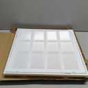 EZ-FLO 16 x 16 Inch (Duct Opening) Return Air Vent Cover for Wall or Ceiling, Solid Steel Return Air Filter Grille, HVAC Vent Cover, White, 61654