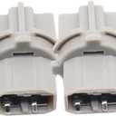 HiSport 33515S50003 2PCS Rear Tail Light Brake Lamp Socket Turn Signal Lights Wire Harness Plug Holder Compatible with Honda Accord Civic Honda Odyssey Fit