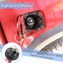 Aunginsy Fuel Tank Cap Replacement Anti-theft Lock Cap Compatible with Toyota Tacoma 2016-2026, Car Door Fuel Tank Cover W/Lock Gas Cap Tank Trim Cover Fuel Filler Door Protector with Keys Accessories