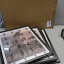 KINLINK 12x16 Picture Frame Black, Wooden 16x12 Photo Frames with Plexiglass for 11x14 Picture with Mat or 12x16 Without Mat, Perfect for Art Wall and Tabletop Display 12 x 16 frame Set of 4