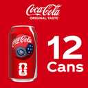 Coca-Cola Fridge Pack Soda Soft Drink, 12 fl oz Cans, 12 Pack - Classic Cola Soda Cans (EXP 11/16/26)