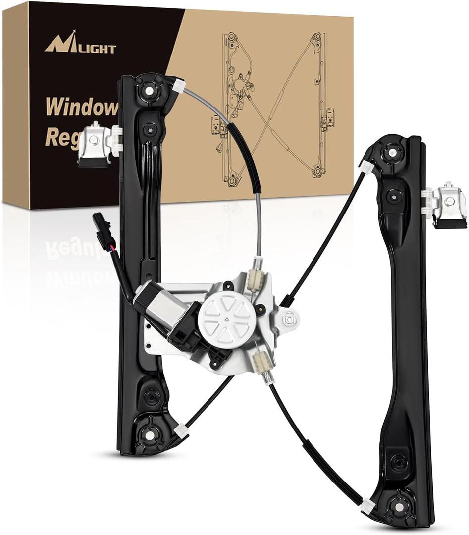 Nilight 751-739 Power Window Regulator with Motor for Front Driver Side Compatible with Chevy Cruze 2012 2013 2014 2015 2016 Chevy Cruze Limited Front Left Side2pins