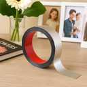 16.4ft x 1.6inch Flexible Ferrous Memo Strips, Self Adhesive Backing Metal Strip for Magnets, Strong Peel and Stick Ferrous Tape Roll for School Workshop Office Home Bulletin Bar Board