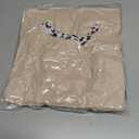 Tankaneo Womens Puff Short Sleeve Tops Summer Dressy Casual Crew Neck Work Blouses 2026 Leopard Loose Fit T Shirt (Beige, L)