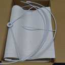 GO&SO White Textured Drum lampshade Medium Lamp Shade 13" Top x 13" Bottom x 10" High (Spider) Modern Linen Lamp Shades for Table Lamp Bedside Lamp Natural Linen Replacement Assembly is Required